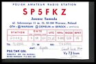 1 x QSL Card Radio Poland SP5FKZ 1991 Warsaw ≠ Q217