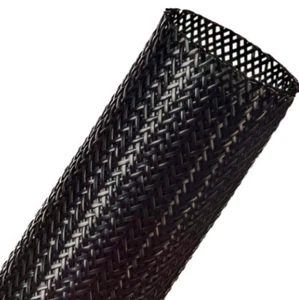 Techflex 9F61010 Self-Wrapping Split Braided Sleeving 1.000" In 100 Ft. Black - Picture 1 of 2