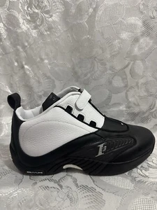 REEBOK RESPONSE IV NEGRO BLANCO 11.5 G55111 PASO SOBRE EL DEDO DEL PIE IVERSON EL TÚNEL PLATEADO - Imagen 1 de 23