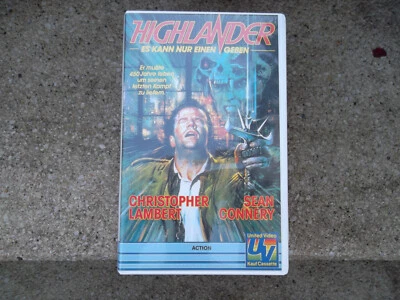 Highlander, Es kann  nur einen geben, Christopher Lambert.  gut erh VHS-Kassette - Bild 1 von 2