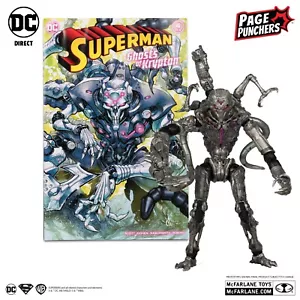 McFarlane DC Multiverse BRAINIAC 7″ FIGURE W/ SUPERMAN GHOSTS OF KRYPTON COMIC - Picture 1 of 5