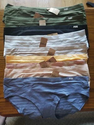 Lote de 9 abraçadores de quadril sem costura Victoria Secret coleção rosa tamanho grande novo com etiquetas - Imagem 1 de 4