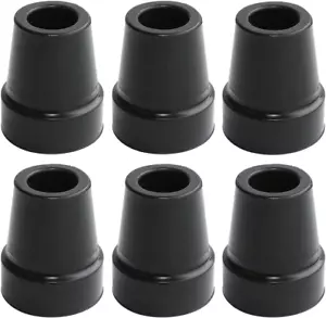 Amzlike Replacement Rubber Cane Tips 6 Pcs 3/4 Inch for Canes, Walking Sticks - Picture 1 of 12