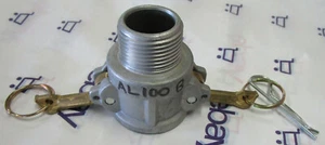 AJUSTE CAMLOCK B-100 AL-100B CÁMARA Y RANURA, ACCESORIO DE BOMBA DE BASURA DE ALUMINIO - Imagen 1 de 6