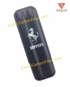 Ferrari Cavallino REAL Carbon Fiber 2 Finger Cigar Case 57 Ring Gauge Size - Picture 1 of 1