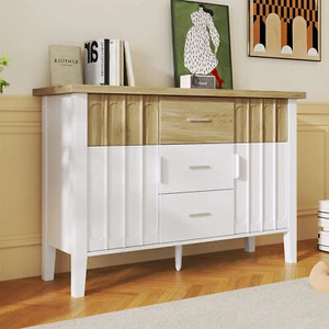Kommode mit 3 Schubladen Highboard Modern Design Sideboard Wohnzimmerschrank - Bild 1 von 13
