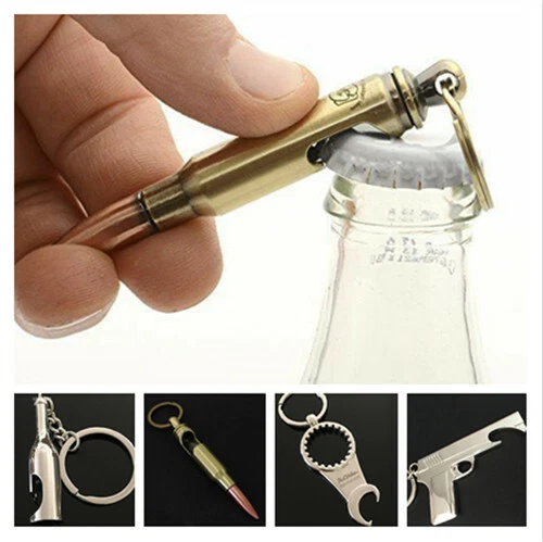Bottle Opener Beer Keyring  Ammo Novelty 50 Gun Bullet Ammunition Caliber SB1 - image 1 of 1