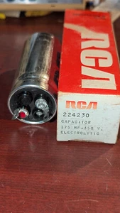 (1) RCA / Mallory 224230 Vintage Radio Capacitor 175MF 350V NIB - Picture 1 of 3