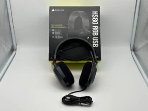Corsair HS80 RGB USB Premium Gaming Headset with Dolby Audio 7.1 Surround Sound - Picture 1 of 7
