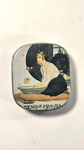 Jabón vintage Heno de Pravia mini barra jabón en lata de metal R. Penagos 1916 - Imagen 1 de 8