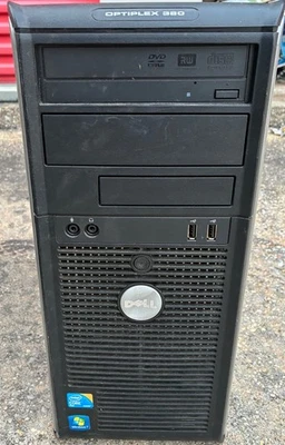 Dell Optiplex 380 Desktop PC Intel Core 2 Duo Windows 7 For Parts Repair As Is - Image 1 of 4