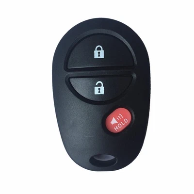 For Toyota Sienna Tundra Sequoia Tacoma 3 Buttons Smart Remote Key Shell Fob - Image 1 of 2