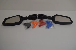 UTV Side by Side 1.75" Clamp Side View Fully Adjustable Mirror Set w/ Inserts - Picture 1 of 4
