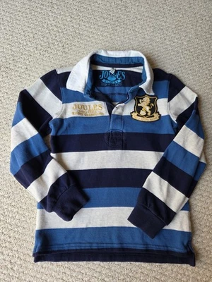 Joules Rugby Boys Long Sleeve Top Size 7-8 - Image 1 of 4