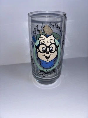 Винтажное стекло Alvin and the Chipmunks 1985 Simon, Bagdasarian Productions - Изображение 1 из 4