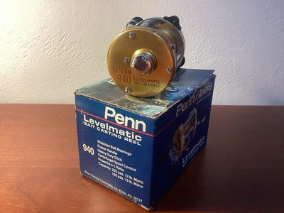 Carrete de pesca Penn Levelmatic 940 de colección carrete de cebo carrete Penn 940 Foto 1 de 4