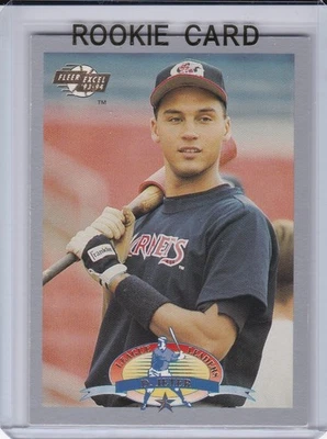 DEREK JETER ROOKIE CARD 1993/94 Fleer Excel RC Baseball Hornets NEW YORK YANKEES - Image 1 of 2