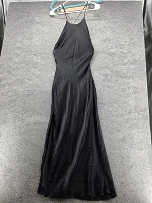 Bardot Dress Womens Large Black Maxi Strappy Slip Evening Gown Formal AU12 US8 - Image 1 of 4