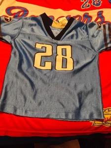 Tennessee Titans Chris Johnson Jersey #28 Childs 24 Months Baby Blue - Picture 1 of 10