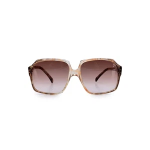 Authentic Yves Saint Laurent Vintage Brown Gradient Sunglasses ARMANDIA 52/18 - Picture 1 of 6