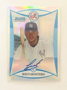 2008 Bowman Draft Picks & Prospects - Jesus Montero Chrome Refractor /500 - Picture 1 of 3