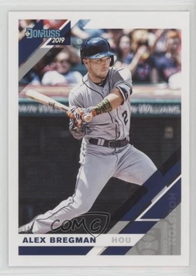 2019 Panini Donruss Variation Alex Bregman (Grey Jersey) #182 - Image 1 of 2