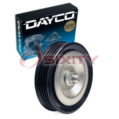 Dayco AC Drive Belt Idler Pulley for 2000-2004 Nissan Xterra 3.3L V6 Engine lm - Image 1 of 4