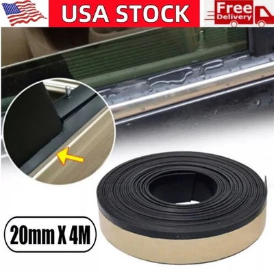 Sello de ventana trasera delantera universal para puerta de coche 4M moldura de goma piezas protectoras Foto 1 de 4
