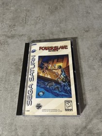 Powerslave - Sega Saturn - Complete CIB W/ Registration Card Very Nice Condition