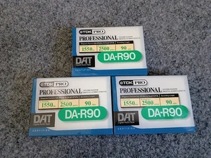 3x TDK Pro DA-R90 Studio Master DAT Recording Tapes - Bild 1 von 3