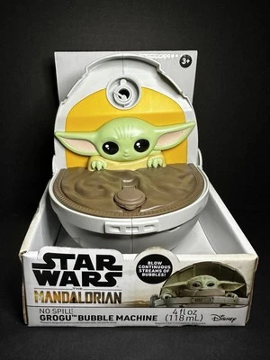 Star Wars The Mandalorian Grogu Baby Yoda Máquina de Burbujas El Niño Burbujas Nuevo Foto 1 de 4