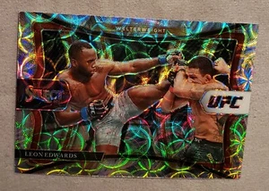 LEON EDWARDS 2021 PANINI SELECT UFC SILVER SCOPE PRIZM PREMIER SSP Khamzat Usman - Bild 1 von 4