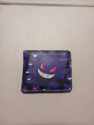 Pokemon Gengar Print Bi-Fold Wallet Men's / Women's Boys/Girls Money Wallet - Image 1 of 4