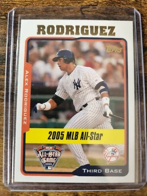 2005 Topps Update Alex Rodriguez All-Star #UH176 New York Yankees MVP - Image 1 of 2