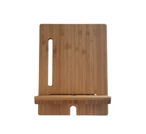 Tablet-Ständer Handyhalter Für Smartphone, iPad, Tablet Universell Bambus Holz ⭐ - Bild 1 von 5
