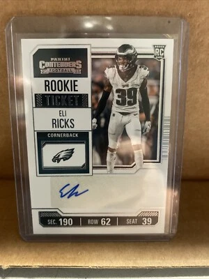 2023 Contenders #233 Eli Ricks Rookie Ticket Auto - Image 1 of 2