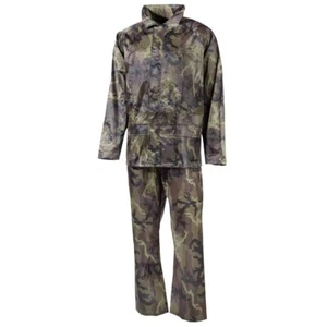 MFH 2-teiliger Regenanzug Militär Campingjacke Hose Trekking M95 CZ tarnfarben - Bild 1 von 5
