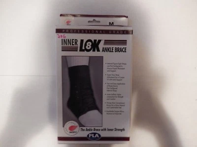 Protector de tobillo FLA Orthopedics Mcdavid, mediano, negro, 40-511MDBLK, nuevo, #20G Foto 1 de 4