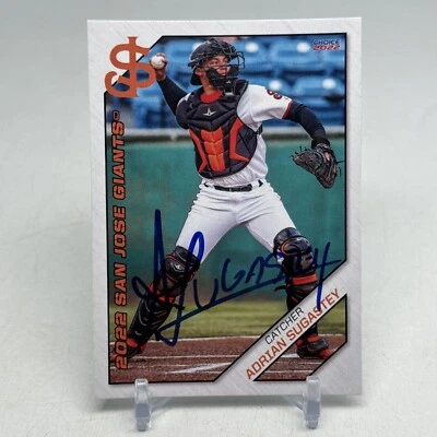 2022 San Jose Giants Adrian Sugastey RC Rookie San Francisco Giants SIGNED - Image 1 of 3