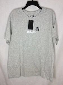 Hurley Graphics T Shirt Mens XL World Tour Short Sleeve Gray #2326 - Picture 1 of 13