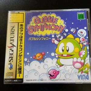 Bubble Symphony Ving Sega Saturn SS Used Japan Action Adventure Boxed Tested - Picture 1 of 3