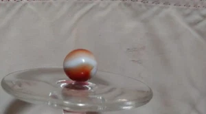 5/8" Vitro Agate Strawberry Shortcake Marble In Beautiful Mint Condition ✔ 📷 - Picture 1 of 6