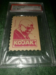 Tarjeta de rompecabezas Kojak Monty Gum 1975 #9 - PSA 10 gemas como nuevas - solo ejemplo calificado - Imagen 1 de 3