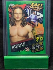 2021 Topps Slam Attax Chrome WWE Matt Riddle Green /50
