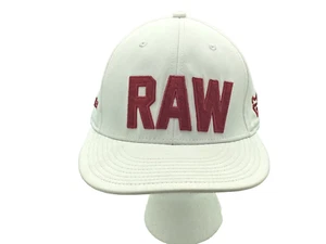Cappello Berretto Snapback TaylorMade Golf Raw Tour Baseball Bianco Rosso - Foto 1 di 7