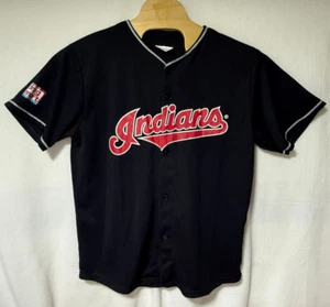 Cleveland Indians Kluber Jersey Blue # 28 Full Button Mens XL SGA MLB - Picture 1 of 2