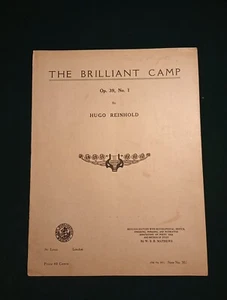 SOCIEDAD DE PUBLICACIÓN DE ARTE "El Campamento Brillante" por Hugo Reinhold #502 c. 1920s - Imagen 1 de 8