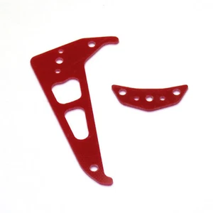 JUEGO DE ALETAS TRASERAS XTREME HELI ALIGN T-REX 250 ROJO G-10 11750GR FLYBAR MENOS MINI RTF - Imagen 1 de 1