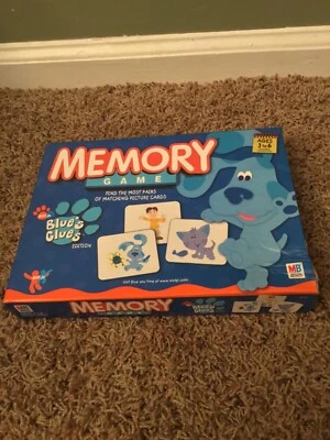 2003 Milton Bradley Memory Game Blue’s Clues Edition Game Complete - Image 1 of 4