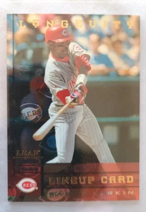 1998 LEAF ROOKIES & STARS LONGEVITY BARRY LARKIN HOLOFOIL CINCINNATI REDS 13/50 - Picture 1 of 7